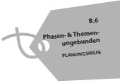 B.6 Phasen- & Themenungebunden; Planungshilfe