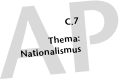 C.7 Thema: Nationalismus; Arbeitspapier
